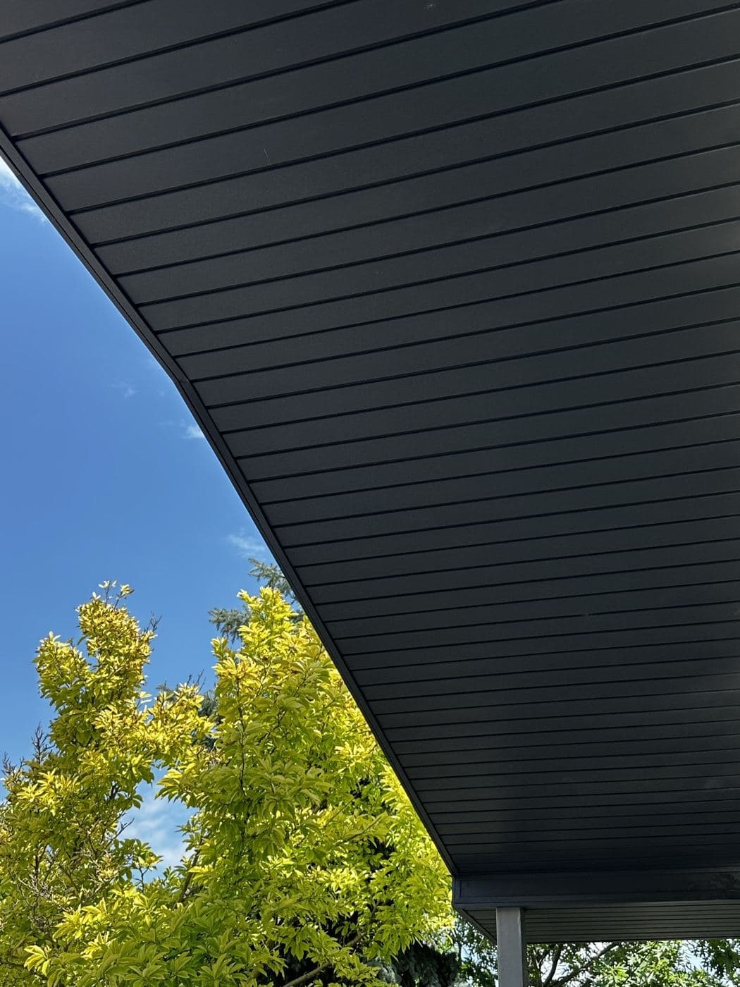 Soffit metalic Imperlux montat — lucrare reală 4