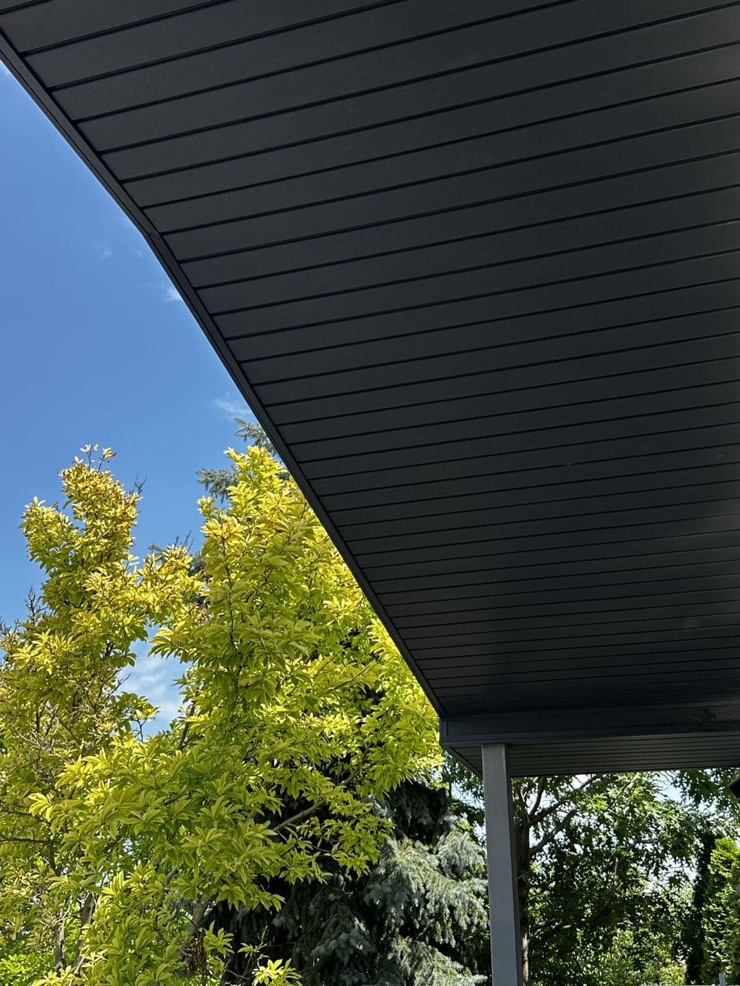 Soffit metalic Imperlux montat — lucrare reală 6