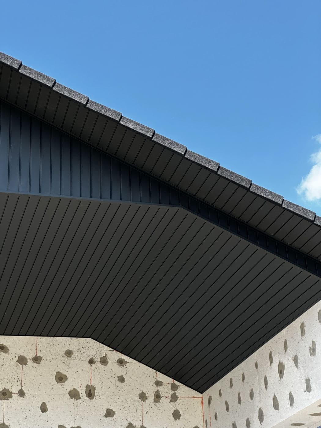 Soffit metalic Imperlux montat — lucrare reală 8