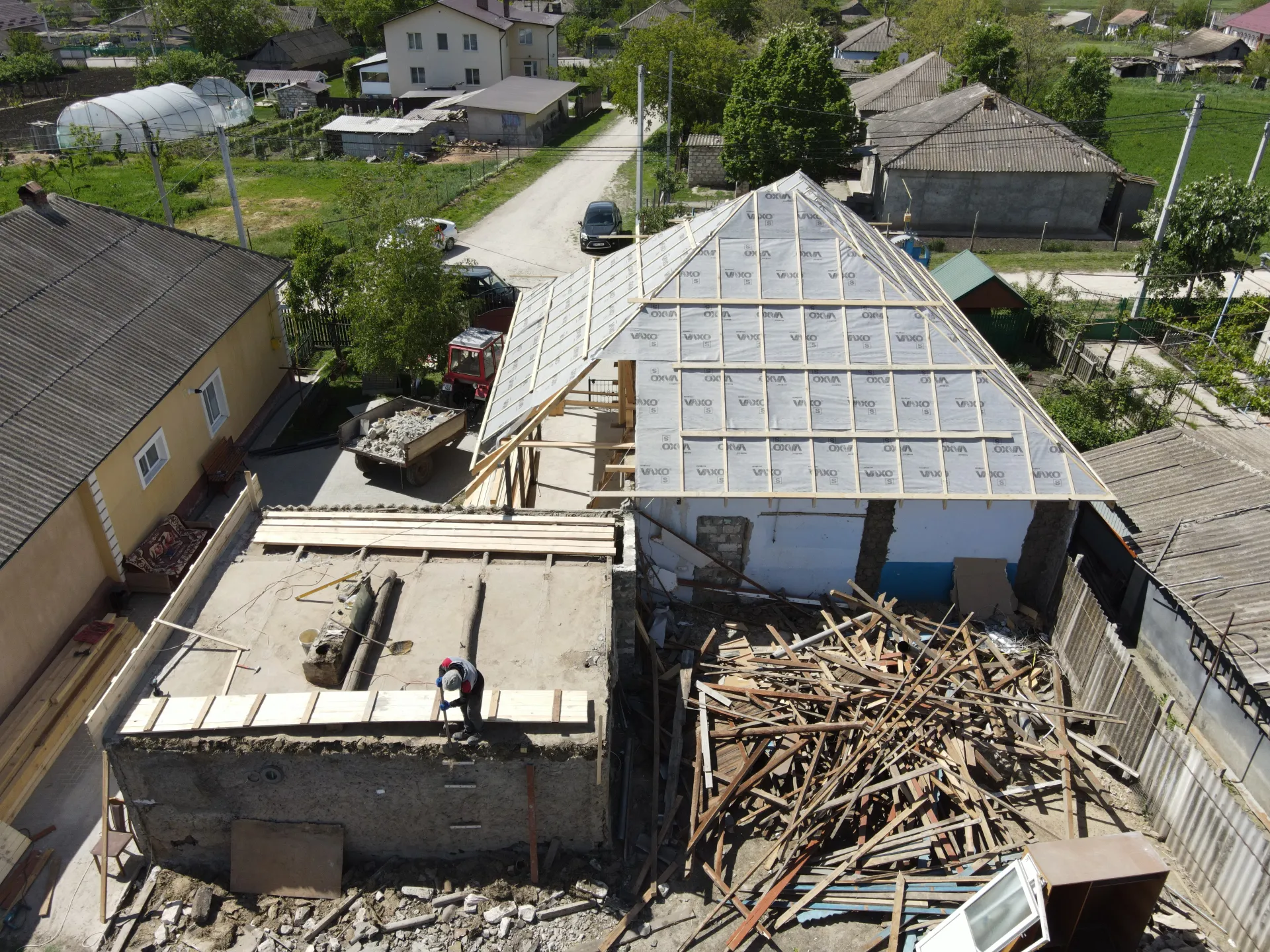 Casă cu Bavaria Maro, Strășeni — 360m² — rezultat final