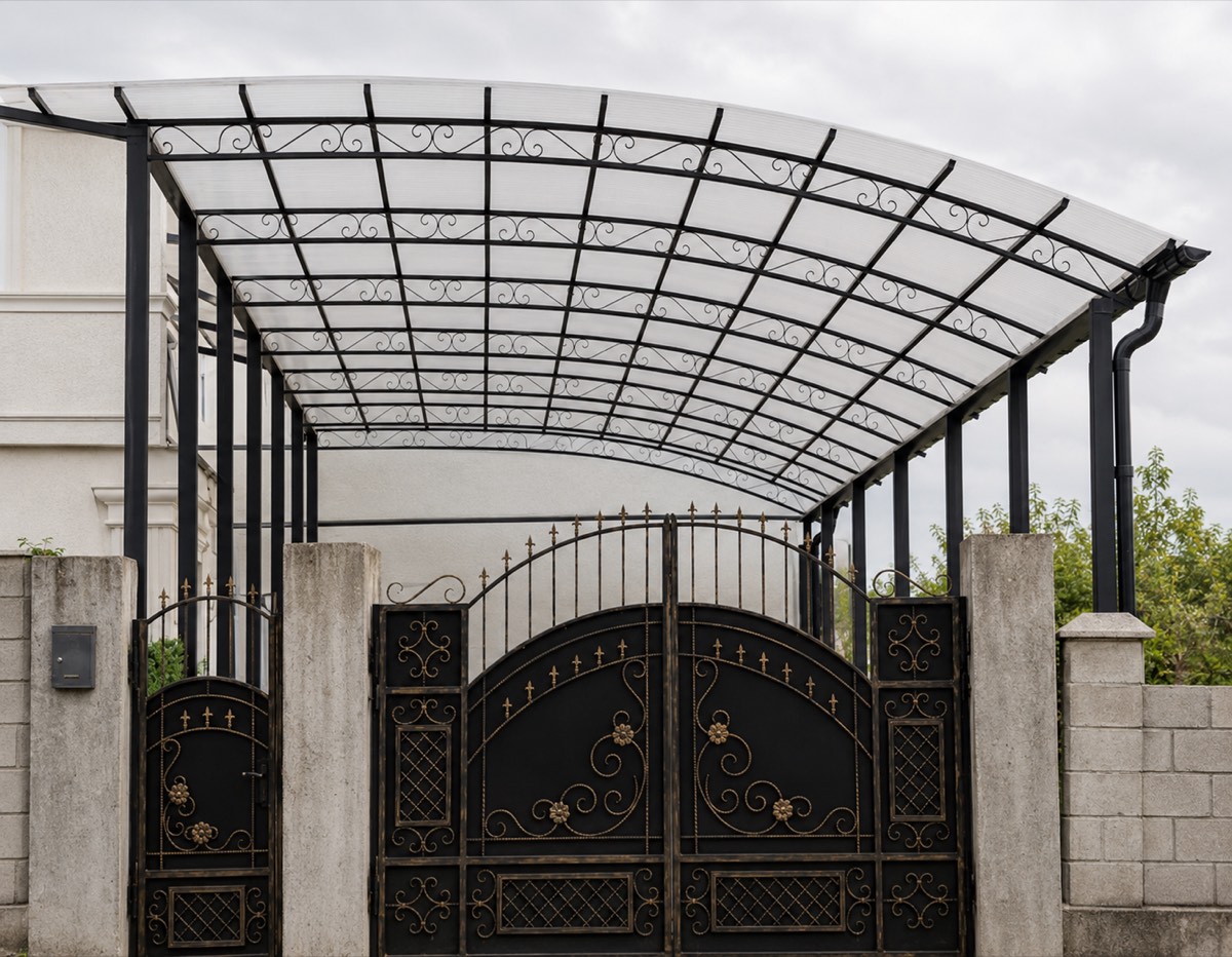 Copertină metalică IL307 Protect Flex — Arcuită / semi-arcuită