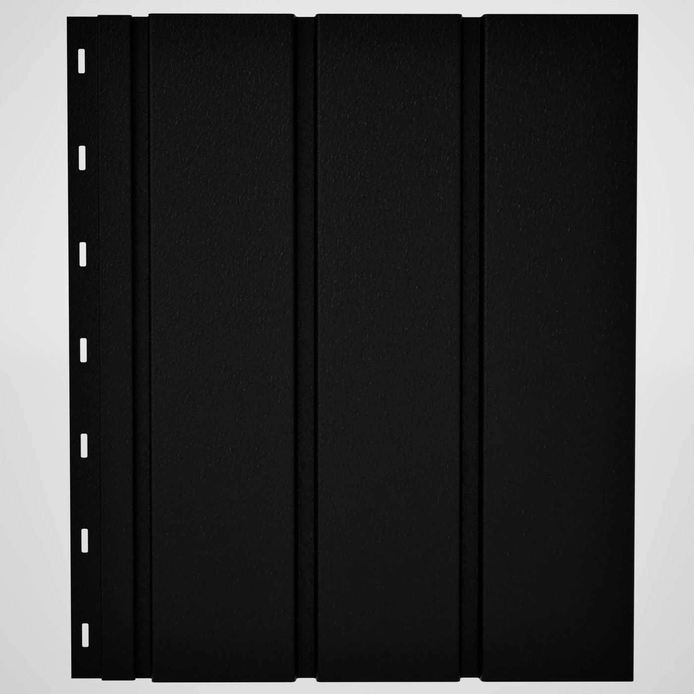 Soffit metalic neventilat pentru streașină, Imperlux — Antracit 7016, Negru 9005, Lemn închis - 2